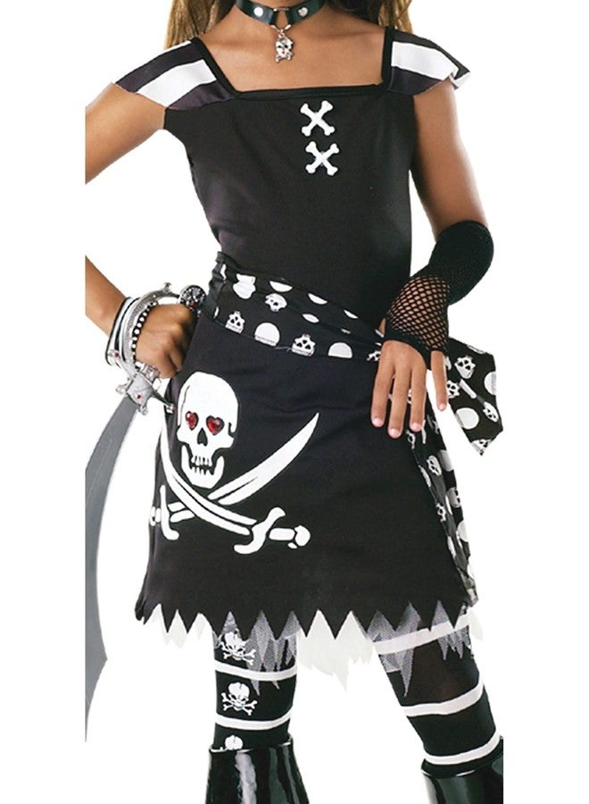 Rubies Scar-Let Pirate Costume Dress for Kids, Girl's Medium - Image 2